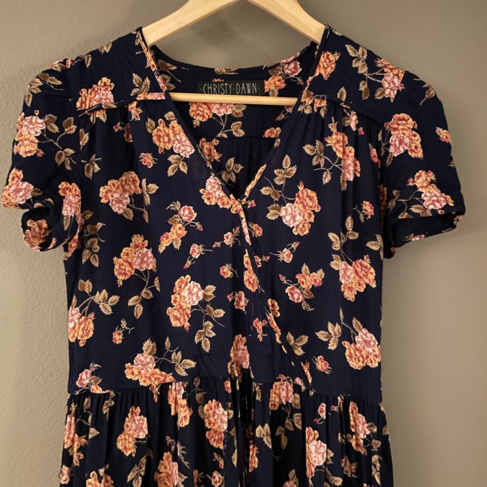 Christy Dawn Dawn Dress - O/S Navy and Floral